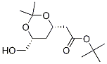 (4S,6r)-6-羟基甲基-2,2-二甲基-1,3-二噁烷-4-乙酸 1,1-二甲基乙酯结构式_148809-28-3结构式