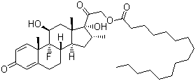 地塞米松棕榈酸酯结构式_14899-36-6结构式