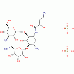 硫酸阿米卡星结构式_149022-22-0结构式
