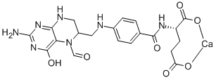 亚叶酸钙结构式_1492-18-8结构式
