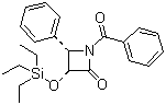 (3R,4S)-1-苯甲酰-3-[(三乙基硅)氧基]-4-苯基-2-氮杂环丁酮结构式_149249-91-2结构式