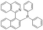 (S)-(-)-1-(2-二苯基膦-1-萘)异喹啉;(R)-(+)-1-(2-二苯基膦-1-萘)异喹啉结构式_149341-33-3结构式