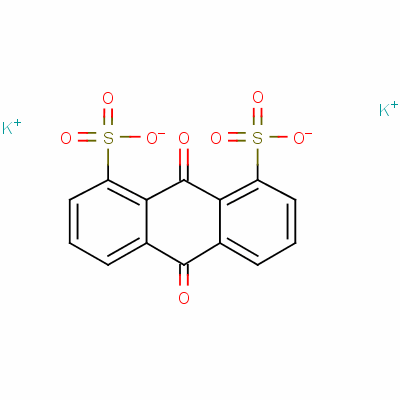 二钾蒽醌-1,8-二磺酸盐结构式_14938-42-2结构式