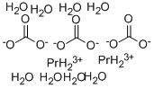 碳酸镨(III)八水结构式_14948-62-0结构式