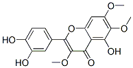 5,3’,4’-三羟基-3,6,7-三甲氧基黄酮/猫眼草酚 D结构式_14965-20-9结构式