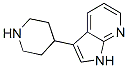 3-(4-哌啶基)-1H-吡咯并[2,3-b]吡啶结构式_149692-82-0结构式