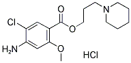 3-(1-哌啶)-4-氨基-5-氯-2-甲氧基苯甲酸丙酯盐酸盐结构式_149719-06-2结构式