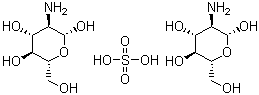 D-氨基葡萄糖硫酸盐结构式_14999-43-0结构式