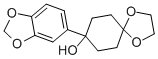 8-(1,3-苯并-5-二氧基)-1,4-二噁螺[4.5]癸烷-8-醇结构式_150019-56-0结构式