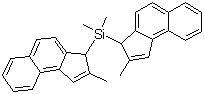 二甲基双(2-甲基-3H-环戊并[a]萘-3-基)硅烷结构式_150096-53-0结构式