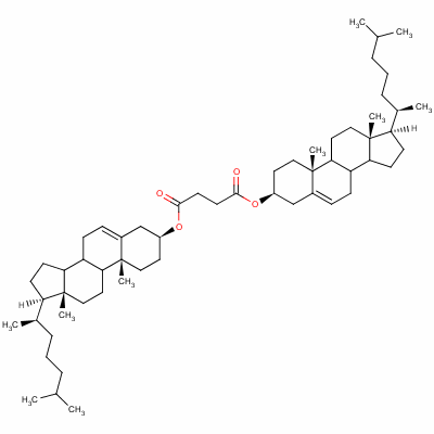 胆甾醇基氢琥珀酸盐结构式_1510-20-9结构式