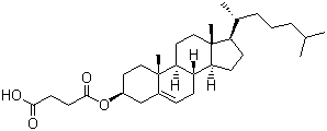胆固醇琥珀酸单酯结构式_1510-21-0结构式