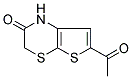 6-乙酰基-2,3-二氢-1H-噻吩并[2,3-b][1,4]噻嗪-2-酮结构式_151095-12-4结构式