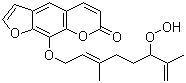 8-(6-Hydroperoxy-3,7-dimethyl-2,7-octadienyloxy)psoralen Structure,151121-39-0Structure