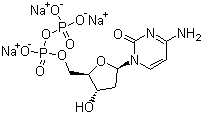 2’-脱氧胞苷-5’-二磷酸三钠盐结构式_151151-32-5结构式