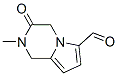 (9CI)-1,2,3,4-四氢-2-甲基-3-氧代吡咯并[1,2-a]吡嗪-6-羧醛结构式_151163-96-1结构式