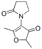 1-(4,5-二氢-2,5-二甲基-4-氧代-3-呋喃)-2-吡咯烷酮结构式_151390-58-8结构式