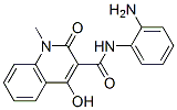 4-羟基-1-甲基-2-氧代-1,2-二氢喹啉-3-羧酸(2-氨基苯基)-胺结构式_151449-78-4结构式