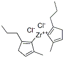 双(1-丙基-3-甲基环戊二烯)二氯化锆结构式_151866-27-2结构式