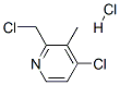 4-氯-2-氯甲基-3-甲基吡啶盐酸盐结构式_152402-97-6结构式