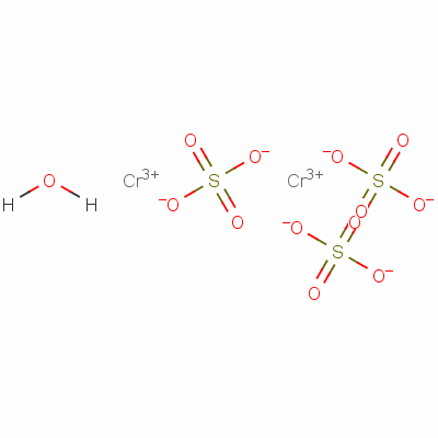 硫酸铬结构式_15244-38-9结构式