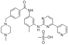 甲磺酸伊马替尼结构式_152459-95-5结构式
