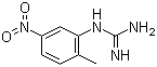 2-甲基-5-硝基苯基胍结构式_152460-07-6结构式