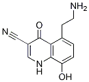 5-(2-氨基乙基)-1,4-二氢-8-羟基-4-氧代-3-喹啉甲腈结构式_152530-08-0结构式