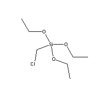 氯甲基三乙氧基硅烷结构式_15267-95-5结构式