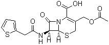 头孢噻吩酸结构式_153-61-7结构式