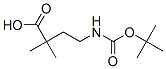 4-BOC-amino-2,2-dimethylbutyric acid Structure,153039-17-9Structure