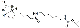2-甲基-2-丙基[6-({5-[(3aS,4S,6aR)-2-氧代六氢-1H-噻吩并[3,4-d]咪唑-4-基]戊酰}氨基)己基]氨基甲酸酯结构式_153162-70-0结构式