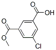 3-氯-5-(甲氧基羰基)苯甲酸结构式_153203-57-7结构式