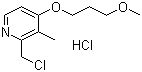 2-氯甲基-3-甲基-4-(3-甲氧丙氧基)吡啶盐酸盐结构式_153259-31-5结构式