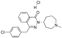 4-(4-氯苄基)-2-(1-甲基-4-氮杂环庚基)-1(2H)-酞嗪酮盐酸盐(1:1)结构式_153408-28-7结构式