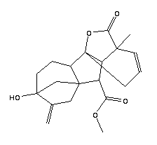 赤霉素A5甲酯结构式_15355-45-0结构式