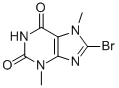 8-溴-3,7-二甲基-3,7-二氢-1H-嘌呤-2,6-二酮结构式_15371-15-0结构式
