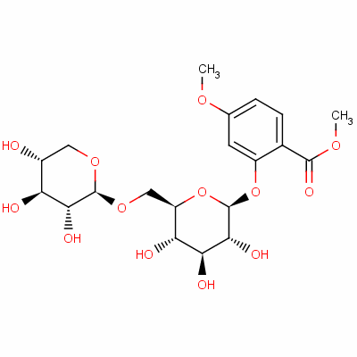 樱草苷结构式_154-60-9结构式