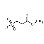 3-氯磺酰丙酸甲酯结构式_15441-07-3结构式