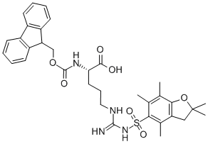 Fmoc-Pbf-精氨酸结构式_154445-77-9结构式
