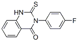 3-(4-氟苯基)-2-硫基氧代-2,3-二氢-1H-喹唑啉-4-酮结构式_1547-15-5结构式