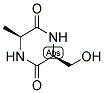 (3S,6S)-3-(羟基甲基)-6-甲基-2,5-哌嗪二酮结构式_155225-26-6结构式