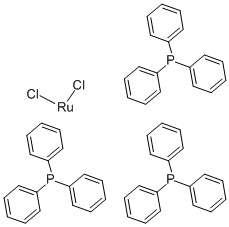 三苯基膦氯化钌结构式_15529-49-4结构式