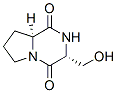 (3R-顺式)-(9CI)-六氢-3-(羟基甲基)-吡咯并[1,2-a]吡嗪-1,4-二酮结构式_155322-95-5结构式