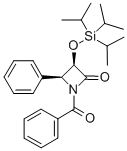 (3R,4S)-1-苯甲酰基-4-苯基-3-[(三异丙基硅烷基)氧基]-2-氮杂环丁酮结构式_155371-59-8结构式