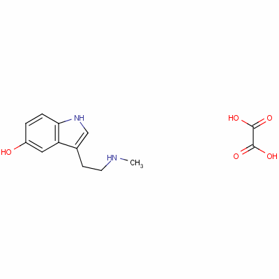 5-羟基-N-甲基色胺草酸盐结构式_15558-50-6结构式