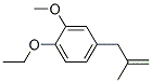 (9ci)-1-乙氧基-2-甲氧基-4-(2-甲基-2-丙烯基)-苯结构式_155583-53-2结构式
