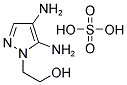 4,5-二氨基-1-(2-羟乙基)吡唑硫酸盐结构式_155601-30-2结构式