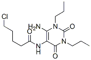  n-(6-氨基-1,2,3,4-四氢-2,4-二氧代-1,3-二丙基-5-嘧啶)-5-氯-戊酰胺结构式_155930-18-0结构式
