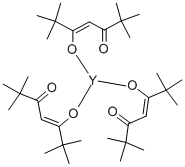 三(2,2,6,6-四甲基-3,5-庚二酮酸)钇结构式_15632-39-0结构式